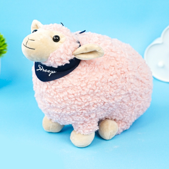 Мягкая игрушка Sheep Овечка розовый, 30 см