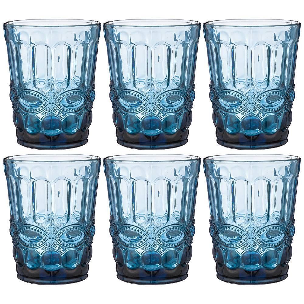 НАБОР СТАКАНОВ "СЕРПЕНТИНА" ИЗ 6ШТ. СЕРИЯ "MUZA COLOR" 270МЛ. / В=10 СМ (КОР=6НАБ.)