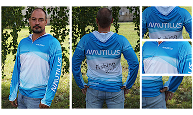 Джерси с капюшоном Nautilus Blue водолазка -