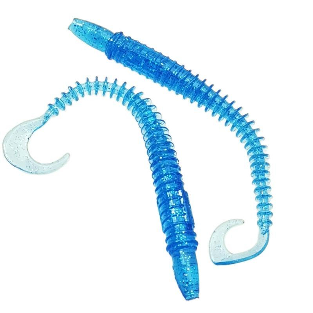 Мягкая силиконовая приманка, силиконовый червяк Rubaits Русские приманки DEPO Street Worm twist 4,9" 12,4  см. Для рыбалка приманка на на судака, берша, окуня, щука, форель, голавль, жерех, искусственная приманка, УЛ спинниг, джиг, отводной поводок, рыболовный товар