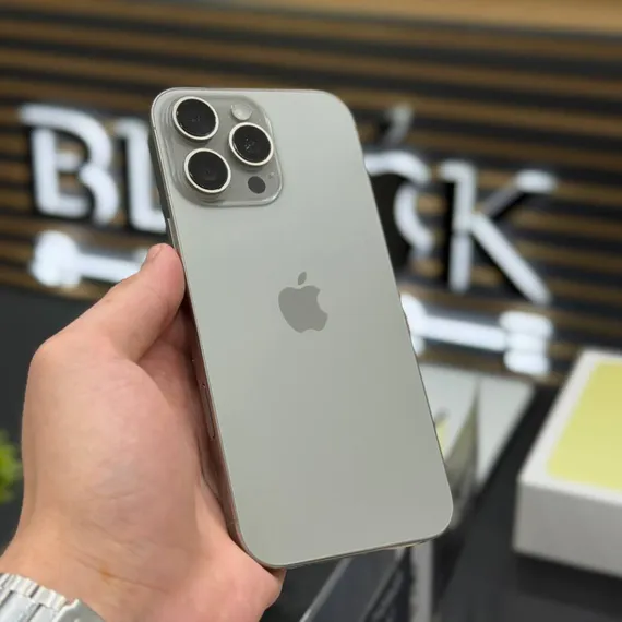Б/У Телефон Apple iPhone 16 Pro Max 256Gb Natural Titanium 95% АКБ (GN44QXW70C)