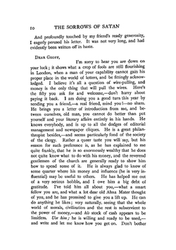 The sorrows of satan or, The strange experience of one Geoffrey Tempest, millionaire. A ROMANCE | M. Corelli