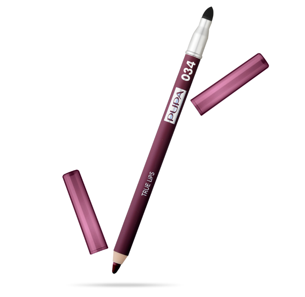 Pupa Карандаш для губ True Lips, тон №034, Красный сливовый, 1,2 гр