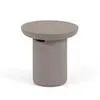 Журнальный столик из бетона Taimi Ø50 см серый