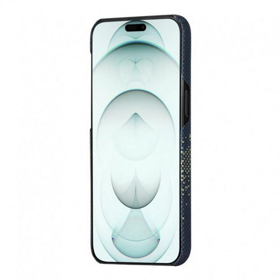 Чехол Pitaka Tactile Woven Case для iPhone 16 Pro StarPeak Milky Way Galaxy (KI1601PMYG)