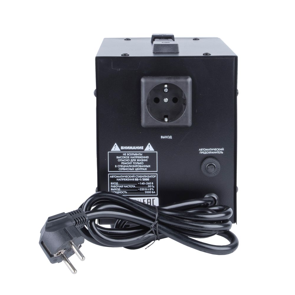 RS-1-2000 Стабилизатор Uniel релейный однофазный. 2.0 кВА.