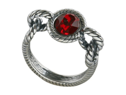 "Вектра" кольцо в серебряном покрытии из коллекции "Форсаж" от Jenavi