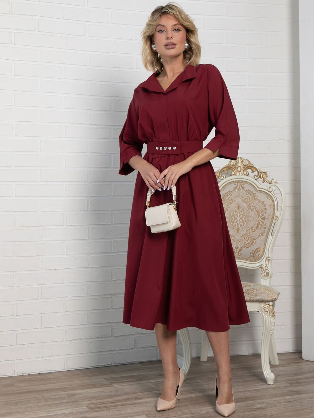 Платье Доминанта (бордо) П16154-16М LT Collection