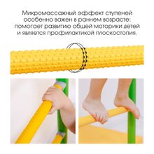 Шведская стенка ROMANA S4 (белый прованс/желтый)