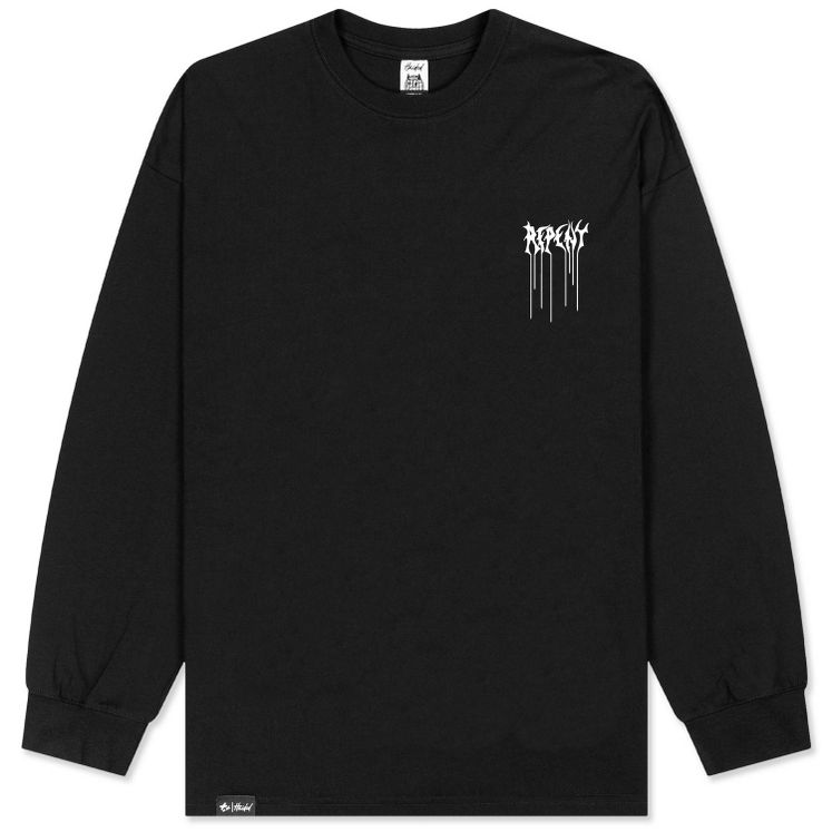 Лонгслив HAIDED REPENT, черный