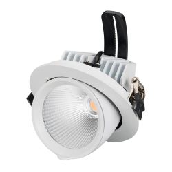 Светильник LTD-EXPLORER-R130-20W Warm3000 (WH, 38 deg) (Arlight, IP20 Металл, 3 года) 024031