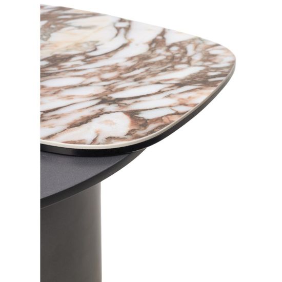 Столик кофейный Nikolas, керамика с прожилками