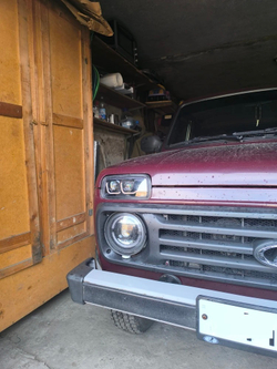 Надфарники Нива 4х4/Легенд с ДХО в стиле BMW