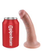 Телесный фаллоимитатор 6 Cock на присоске - 15,2 см. (Цвет: телесный)