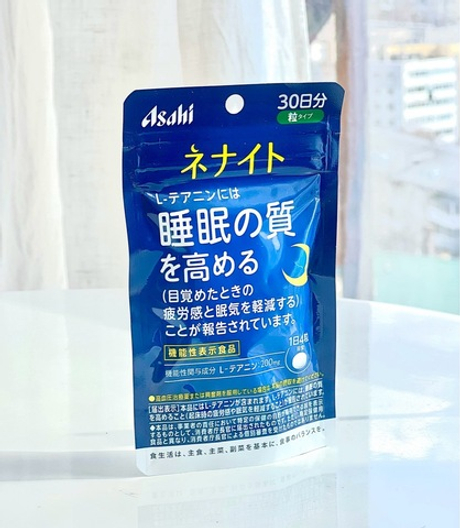 ASAHI Nenaito добавка для хорошего сна и легкого пробуждения, 30 дней