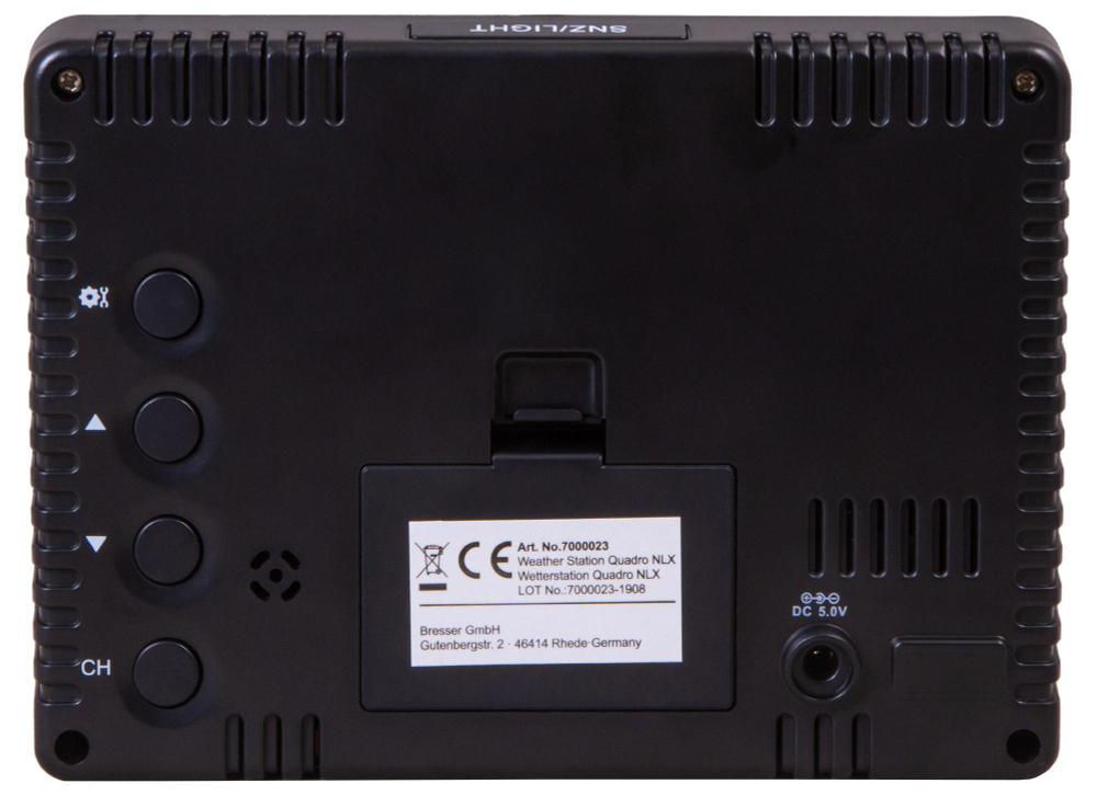 Метеостанция Bresser Thermo Hygro Quadro NLX с тремя датчиками