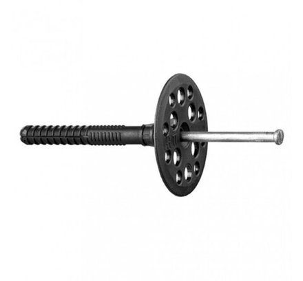 Дюбель "Гриб" для теплоизоляции 10*140 с металлическим гвоздем