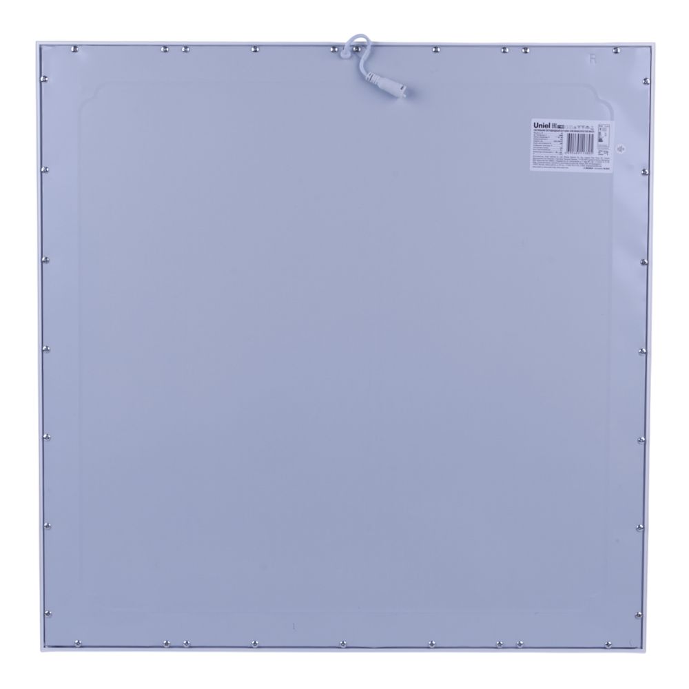 ULP-6060-36W-4000K EFFECTIVE WHITE Светильник светодиодный потолочный встраиваемый. Белый свет 4000K. Корпус белый. В комплекте с и-п. ТМ Uniel.
