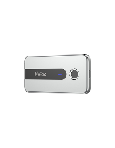 Ssd накопитель Netac Z11 250GB USB 3.2 Gen 2 Type-C External SSD AES 256-bit Fingerprint Encryption, R/W up to 550MB/480MB/s,with USB-C to USB-A cable and USB-A to USB-C adapter 3Y wty