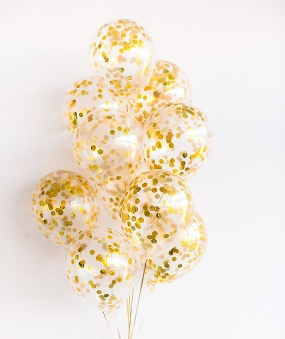 Шар 12" Прозрачный, Кристал / Clear 390 Sp