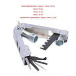 Ключ MULTITOOL универсальный для обслуживания бензопилы NONAME (блистер)