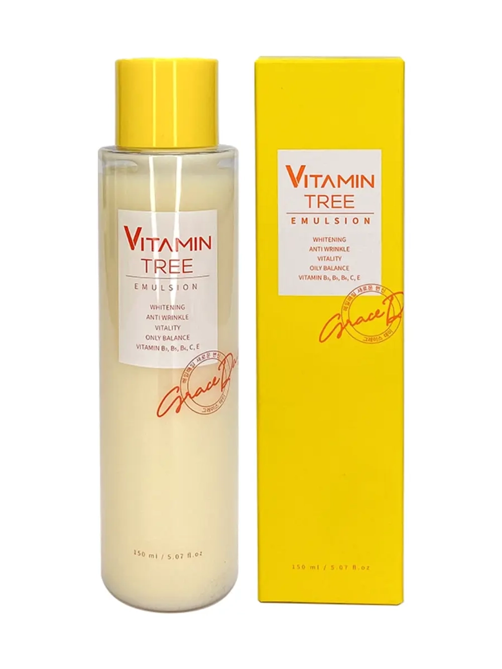 GRACE DAY - ЭМУЛЬСИЯ ДЛЯ ЛИЦА С ЭКСТРАКТОМ ВИТАМИННОГО ДЕРЕВА VITAMIN TREE EMULSION, 150 МЛ