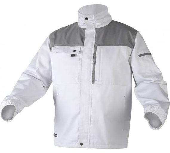 Куртка рабочая белая SALM Högert, арт. HT5K361