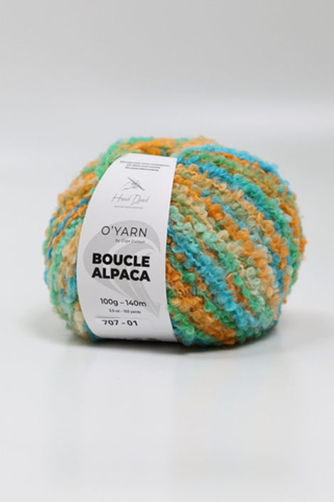 O’YARN BOUCLE ALPACA яркий, 100г