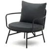 Bramant Кресло из стали с черной отделкой
