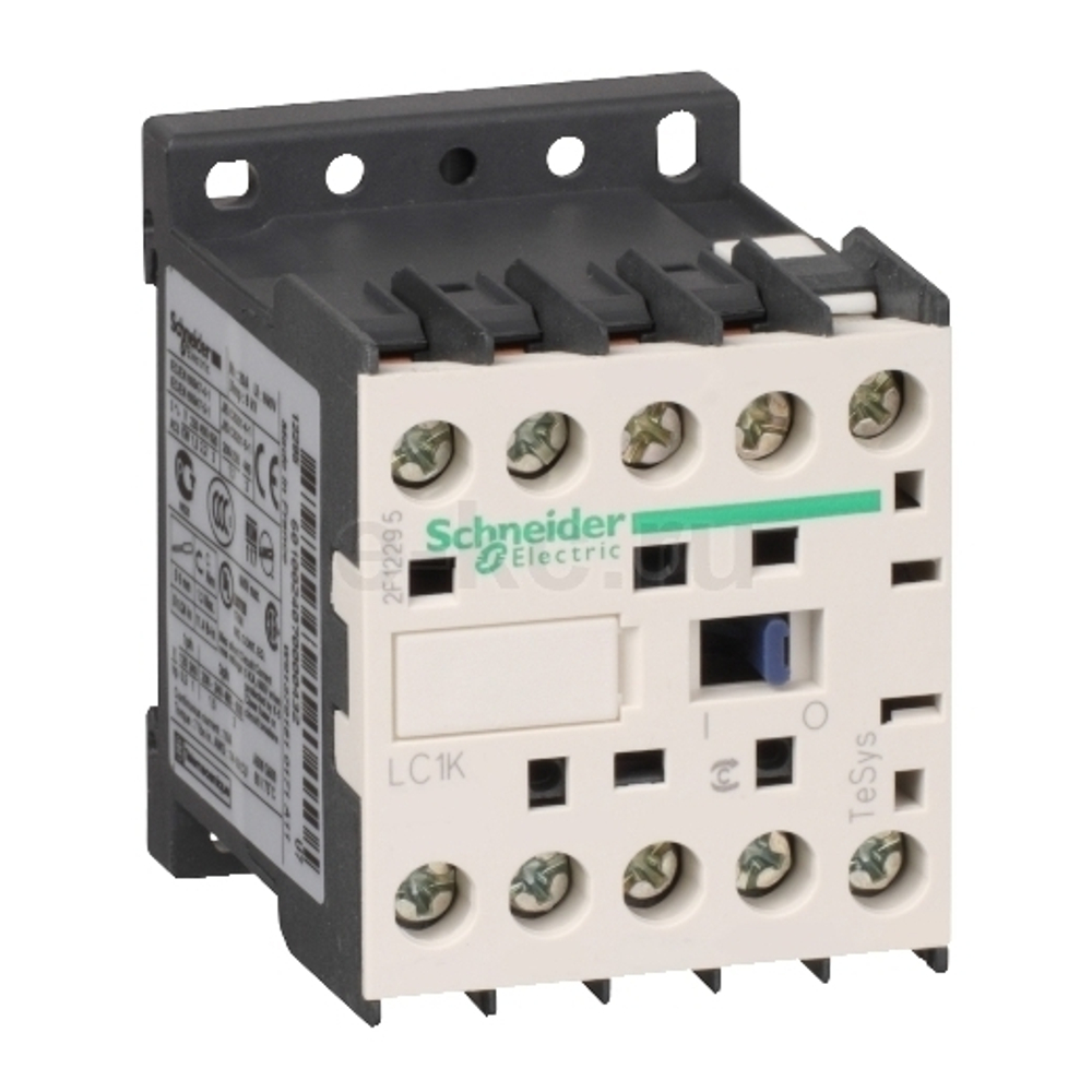 Контактор K 3р6А НО,220V, 50/60Гц, зажим под винт LC1K0610M7
