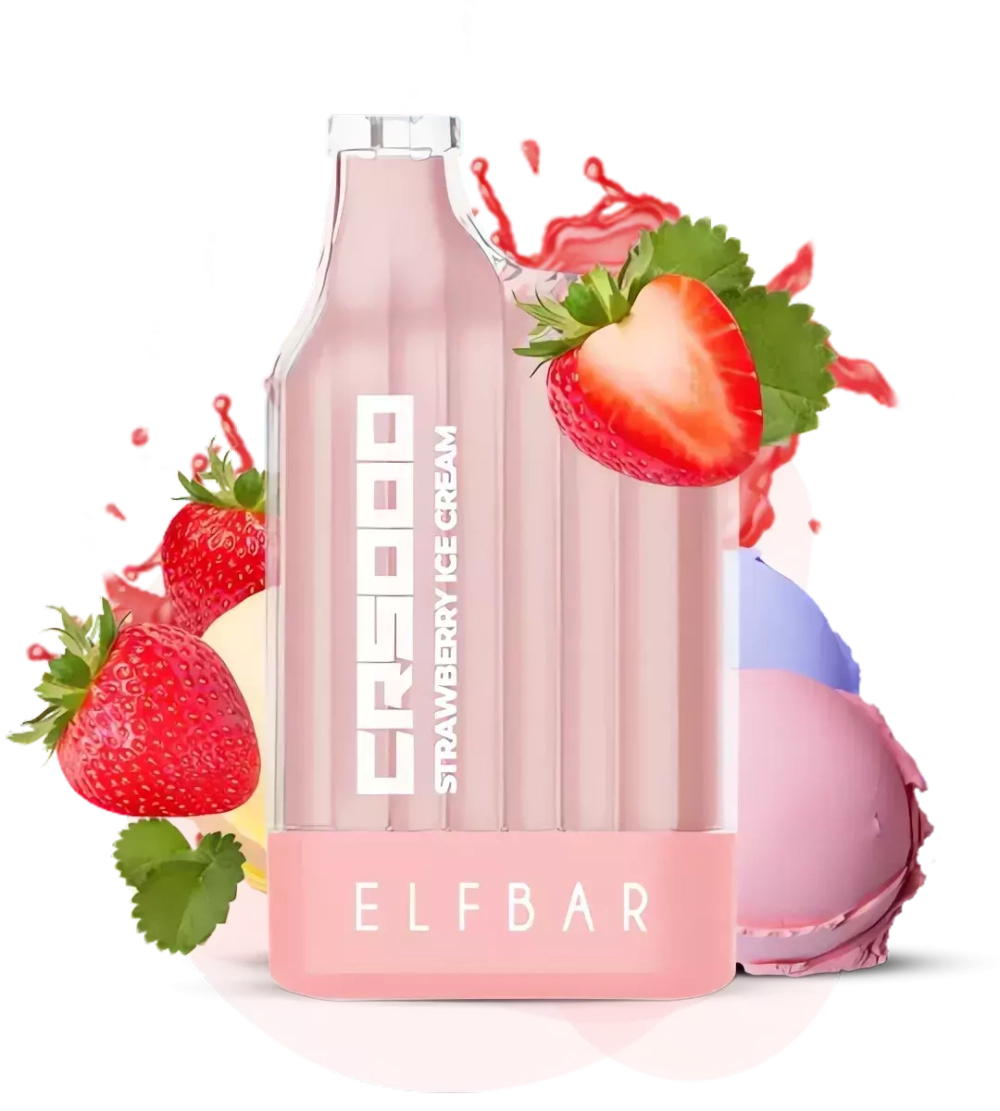 ELFBAR CR5000 - Strawberry Ice Cream (5% nic)