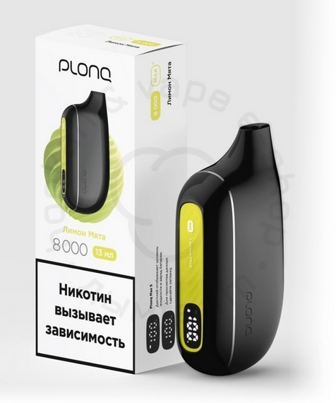 Plonq MAX SMART 8000 ЛИМОН МЯТА
