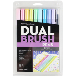 Набор Tombow AB-T Dual Brush 10 Pastel Palette