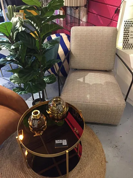 Кресло Gamer бежево-коричневая ткань