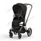 Прогулочная коляска Cybex Priam IV Sepia Black шасси Rosegold
