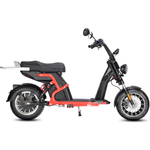 Электроскутер CityCoco WHITE SIBERIA PRO BLACK EDITION 5000W