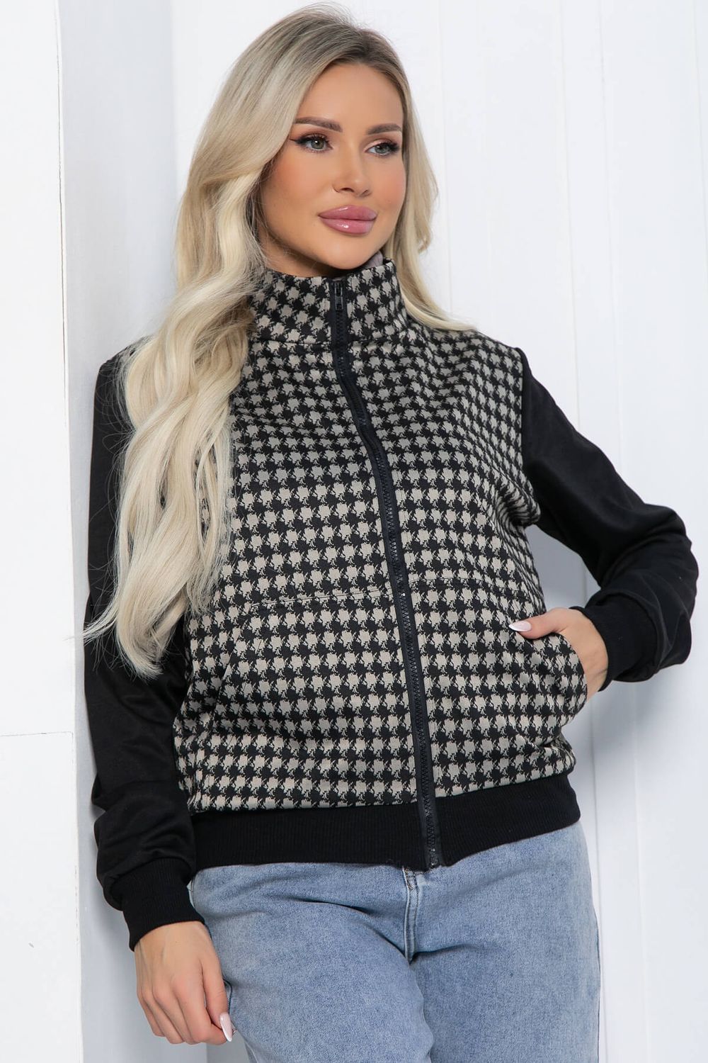 Жакет Энергия (черно-бежевый) Б12493-24 LT Collection