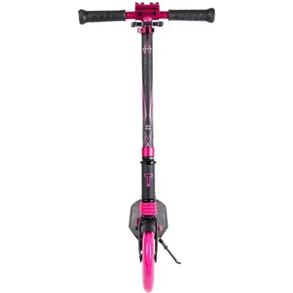 Самокат Тech Тeam City Scooter pink 1/2, розовый