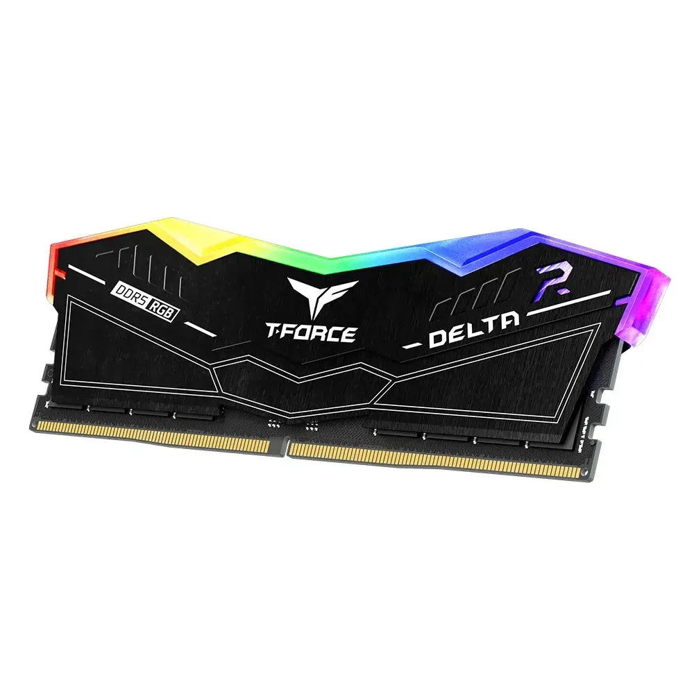 Оперативная память 64GB Kit (2x32GB) 6000MHz DDR5 TeamGroup DELTA RGB CL38 48000MB/s 1,35V EXPO Black FF7D564G6000HC38JDC01