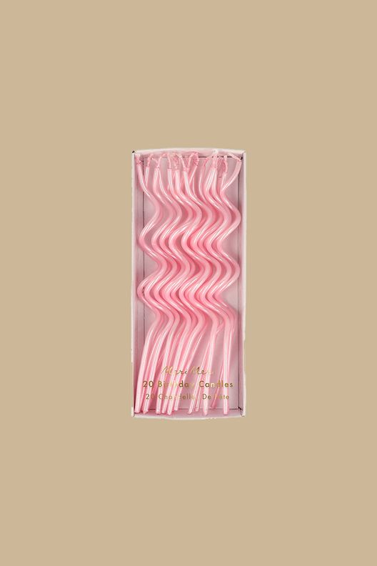 Свечи закрученные, набор 20 шт / Meri Meri