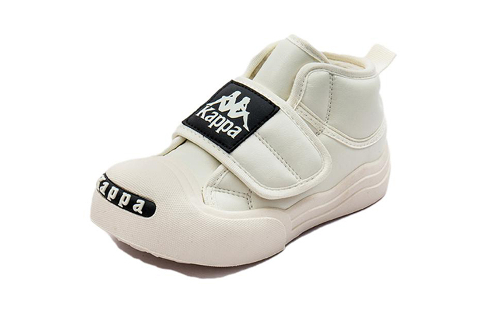 Children's KAPPA KIDS synthetic leather plus velvet warm velcro lightweight non-slip anti-kick children's casual shoes