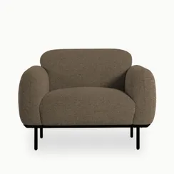 Кресло Blocco, серо-коричневое