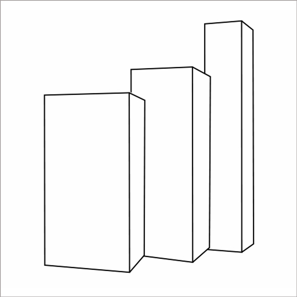 Кашпо, коллекция Concrete (Midnight), форма COLONNA