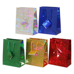 Подарочный пакет Basir, серия "Голография", 28*39*10 см, ассорти