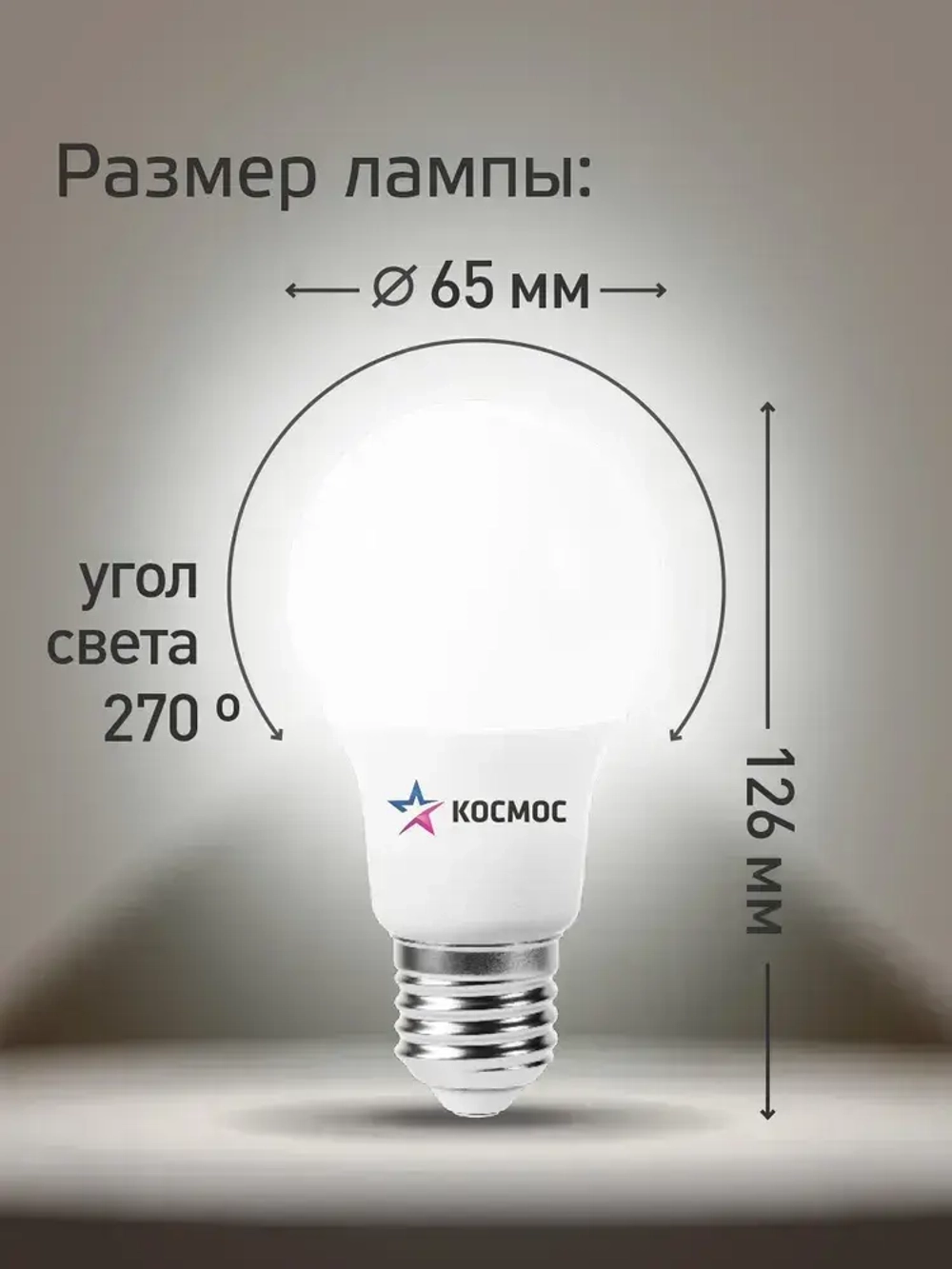 Лампочка светодиодная Е27 25 ВТ дневной свет 2 шт