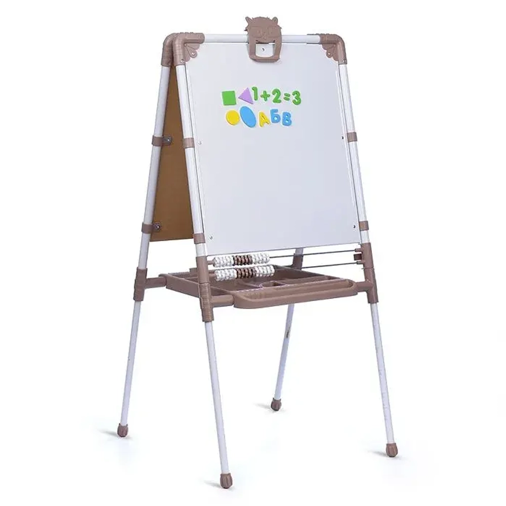 Мольберт для детей двусторонний РАСТУЩИЙ М2Л NIKA бежевый