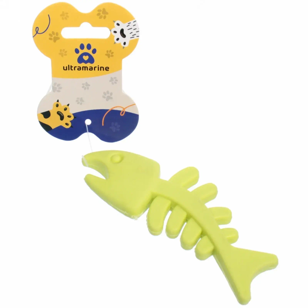 Игрушка для собаки «Bubble gum-Рыбка» 12,7см цвет зеленый Ultramarine