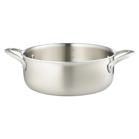 Кастрюля с крышкой 3ply etalon, D24 см, 4 л