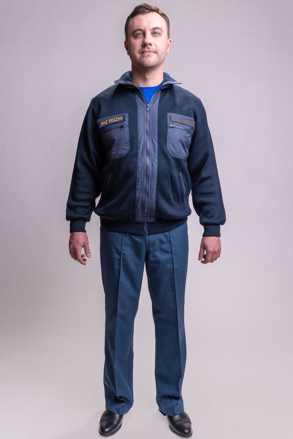 Джемпер форменный МЧС на молнии