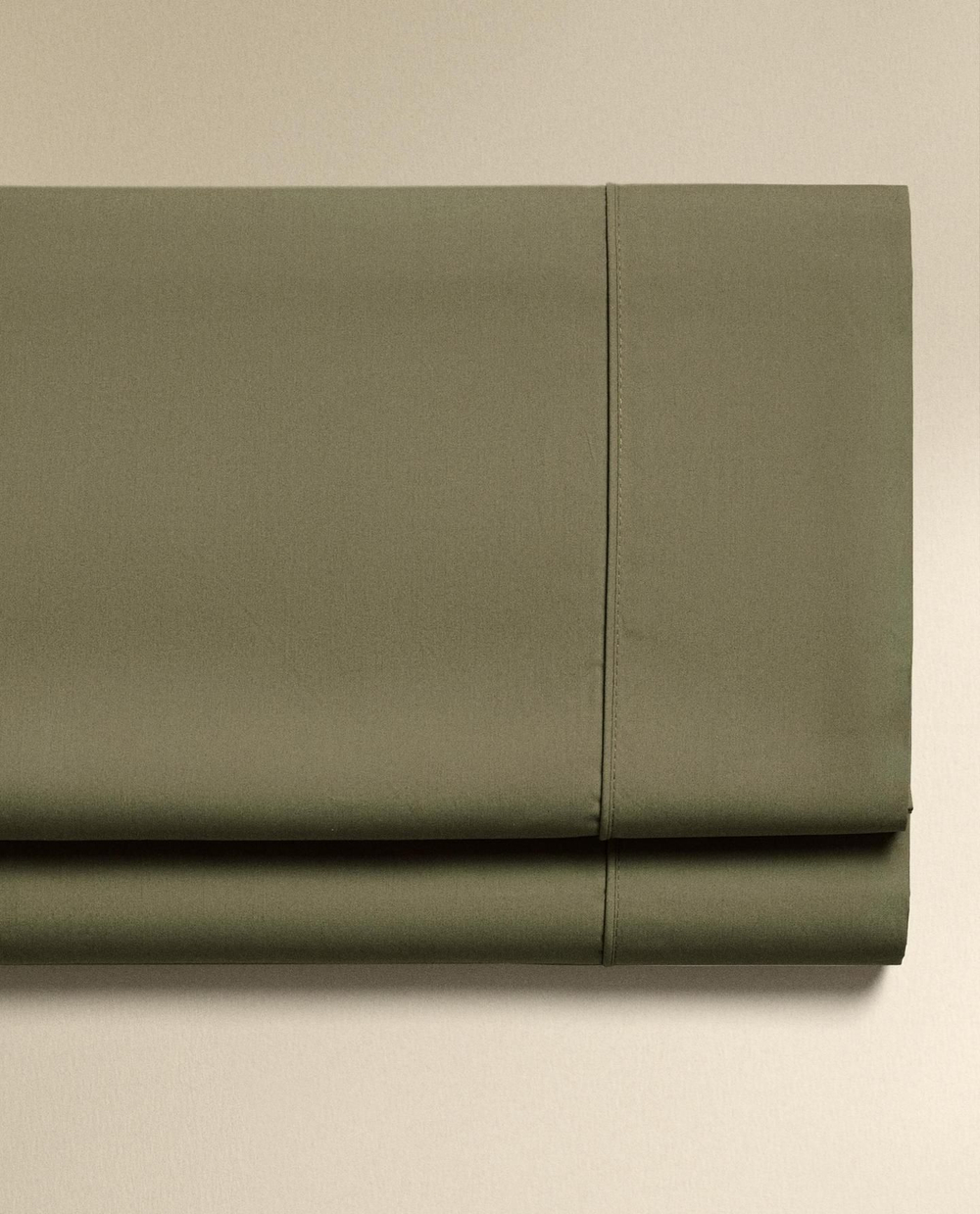 Zara Home - Простыня из ситца (300 нитей), зеленый, 160x280 см
